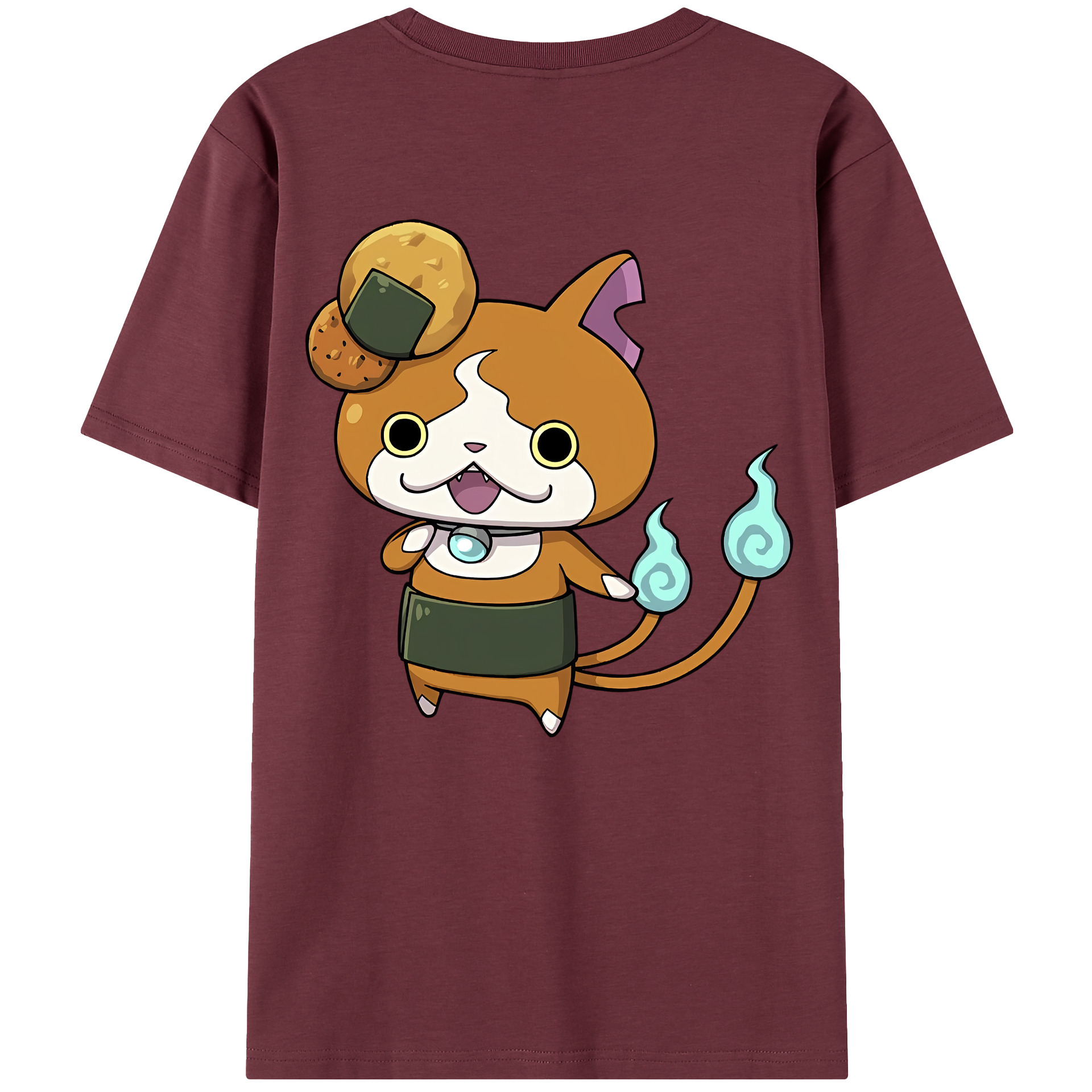 （画像用） 妖怪ウォッチ Yo-kai Watch 綿100％半袖Tシャツ（背面プリント）